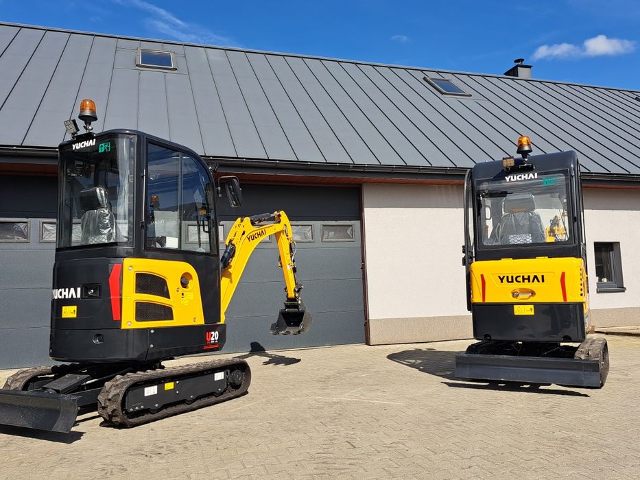 Minikoparka Yuchai YC18, 1800kg , Yanmar, 2 biegi, Promocja