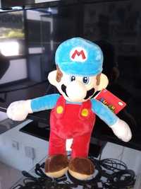 Promo:Peluche Mario Bros. Mario Chapéu Azul 30 cm