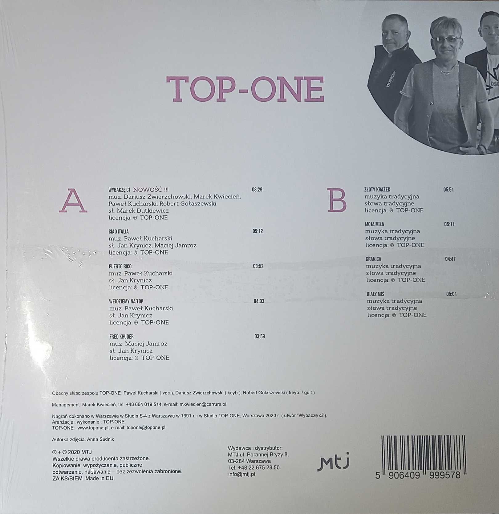 TOP-ONE Biały Miś The Best Of LP.
