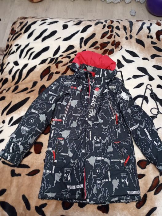 Зимовий пуховик підлітковий