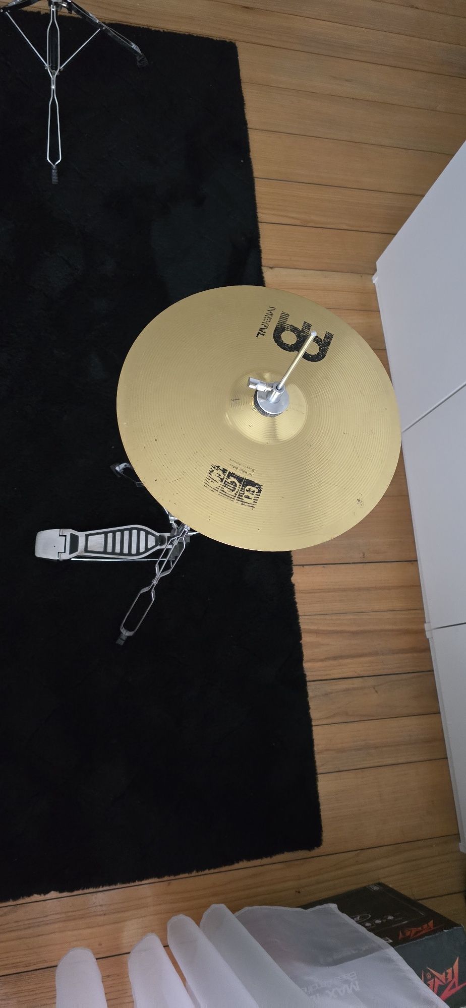 Talerze do perkusji ride, crash oraz hihat