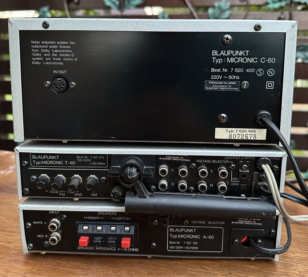 Mikrowieża BLAUPUNKT MICRONIC 60 wzmacniacz tuner deck