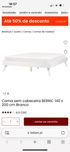 Cama Beliani com Colchão IKEA