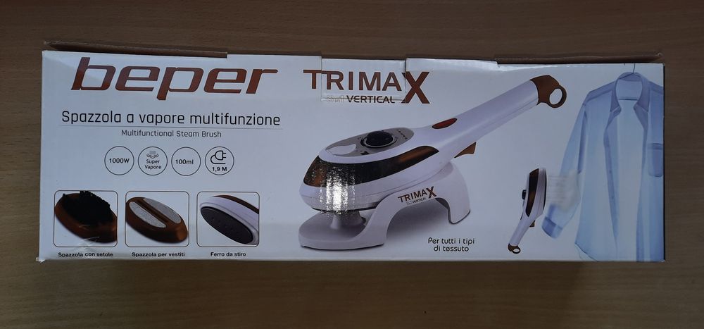 Ferro a vapor  vertical, oferta de tira borbotos