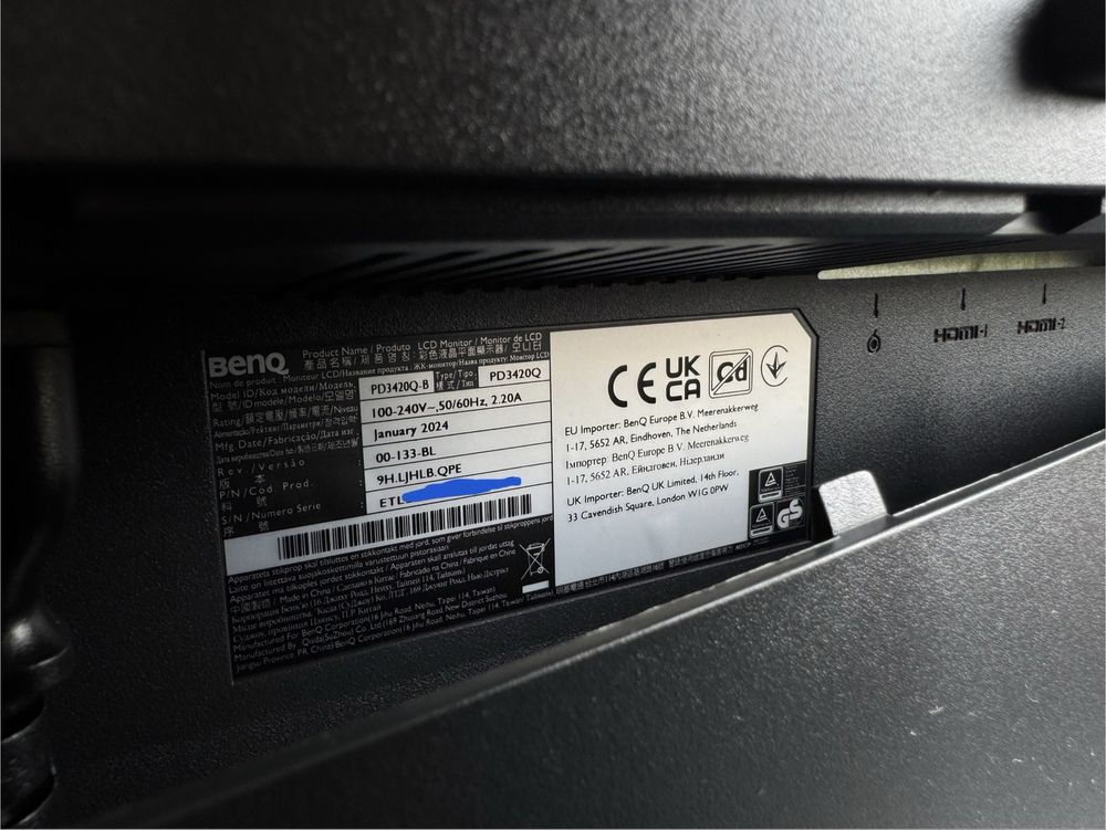 Monitor BenQ PD3420Q