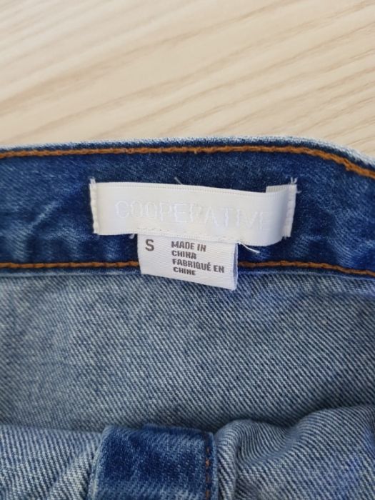 Spódnica jeansowa trapezowa mini cooperative S36