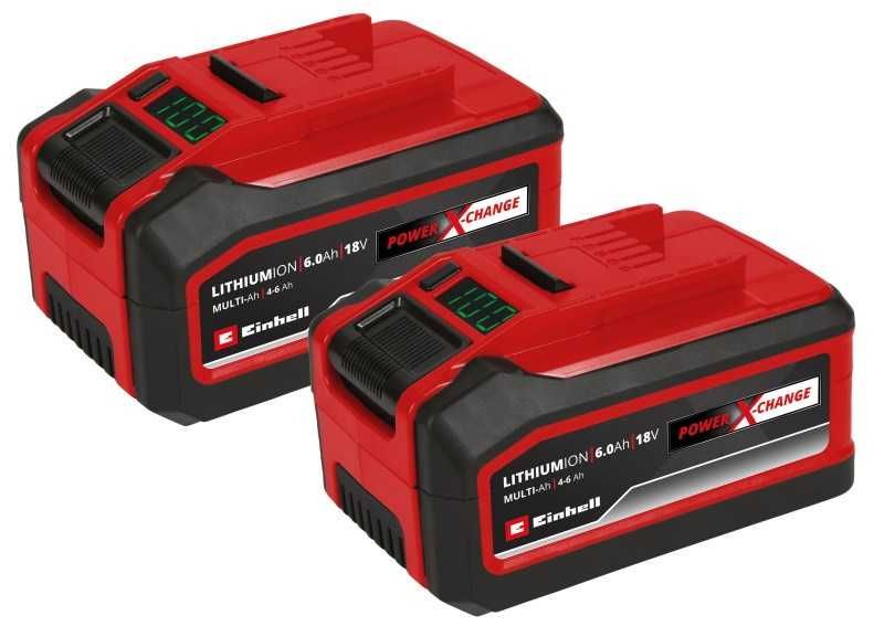 Акумулятори Einhell  Plus Twinpack 2 x 18V 4-6 Ah (4511502 -2шт.)