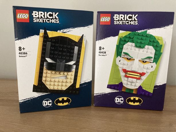 Lego Brick Sketches Batman i Joker (40386 i 40428)
