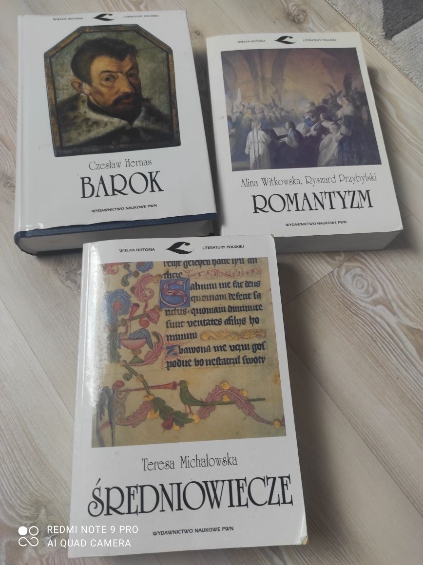 Książki z epok , Barok, romantyzm