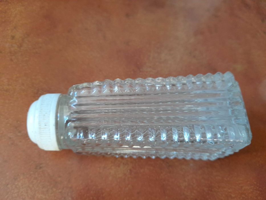 Conjunto de 3 Peças em Vidro Trabalhado ( Muito antigo )