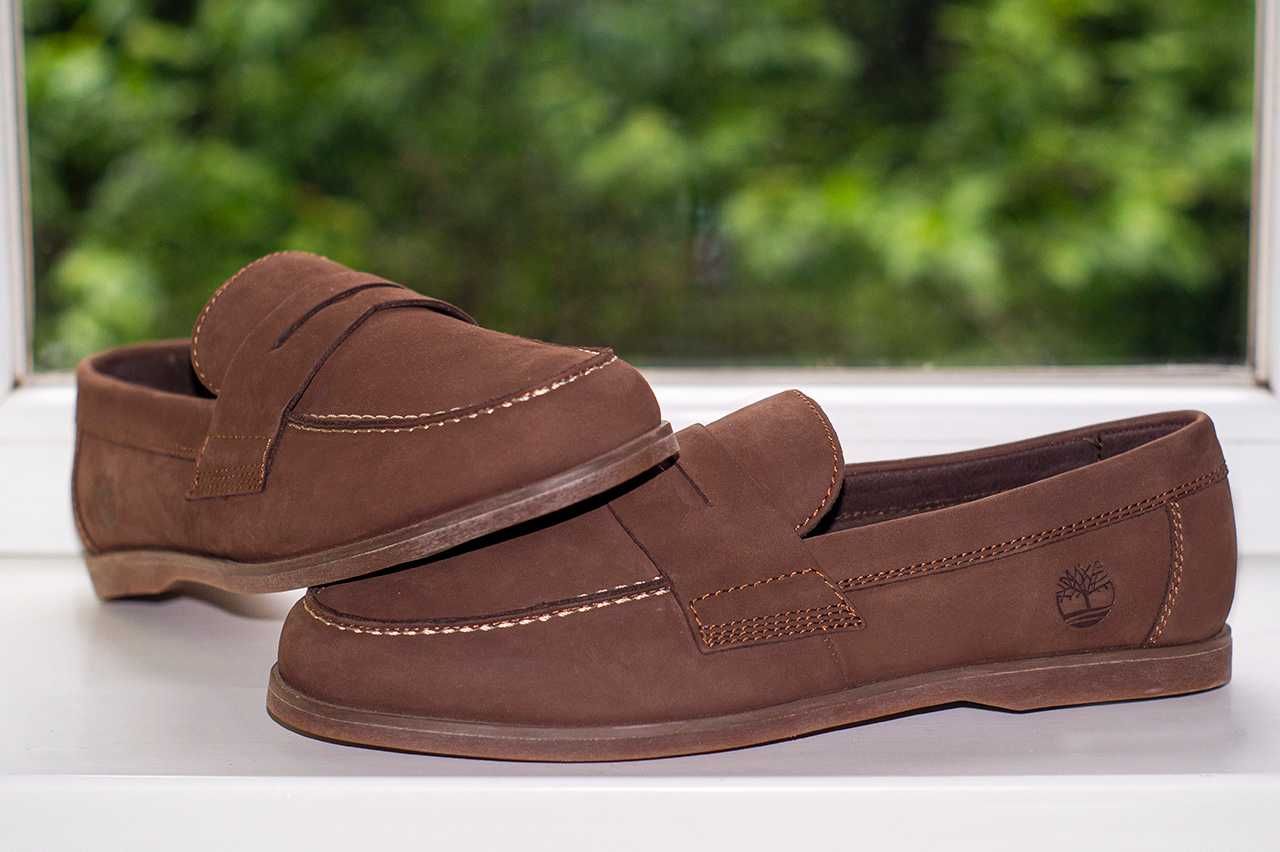 ‼️Мокасини, лофери, сліпони Timberland TB0A5U65 Brown 46 р оригінал