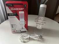 Mikrofon HyperX QuadCast S bialy RGB