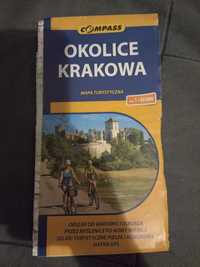 mapa okolice Krakowa