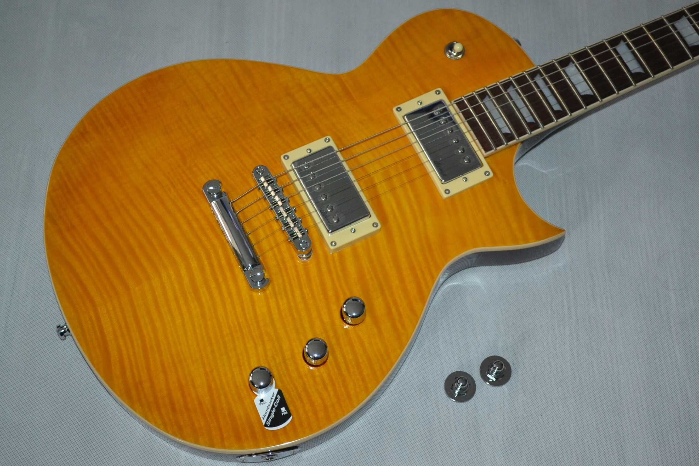 Harley Benton SC-Custom II Lemon Flame gitara Les Paul - USTAWIONA