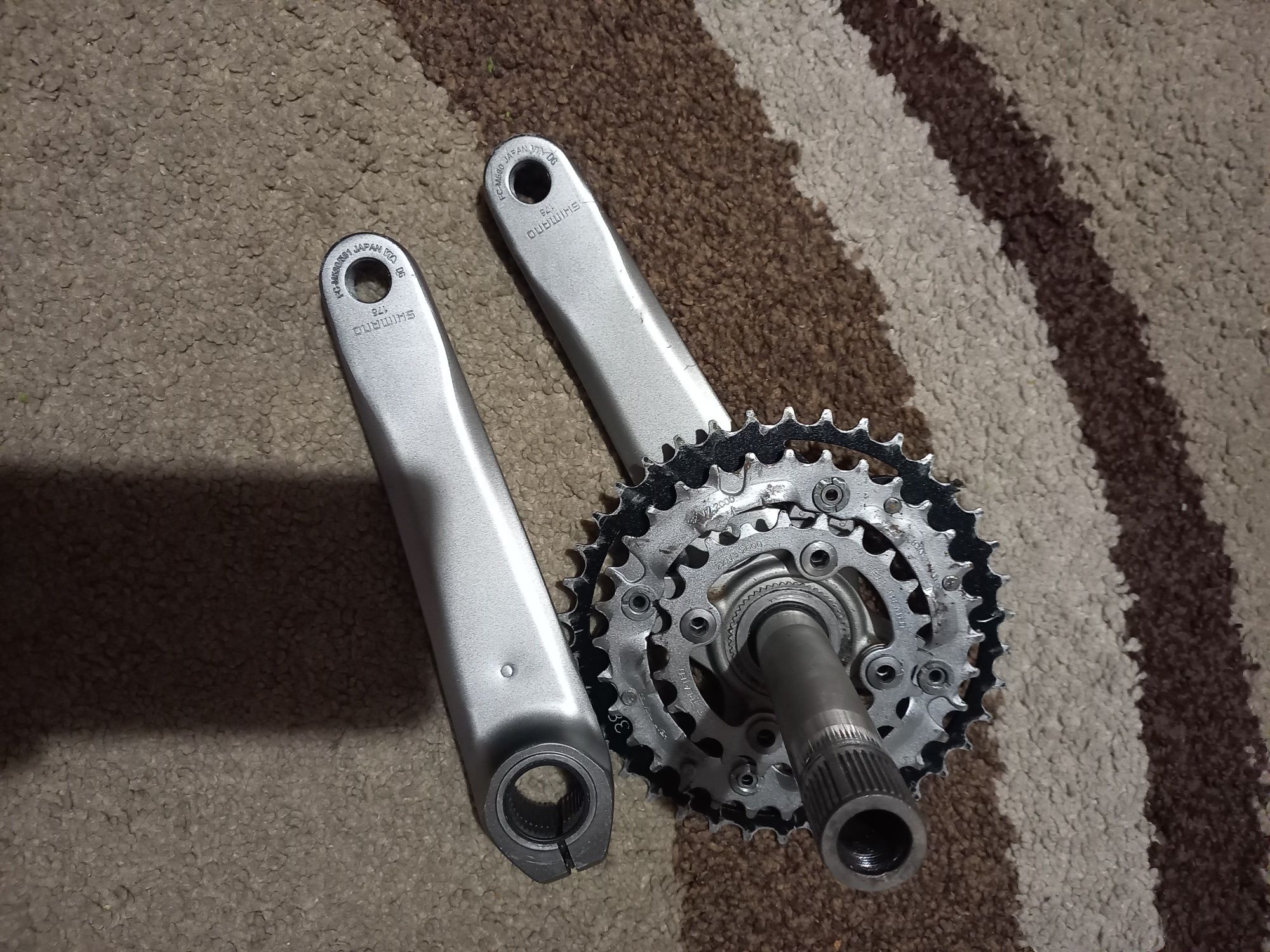 Шатуни система Shimano Deore LX FC-M580