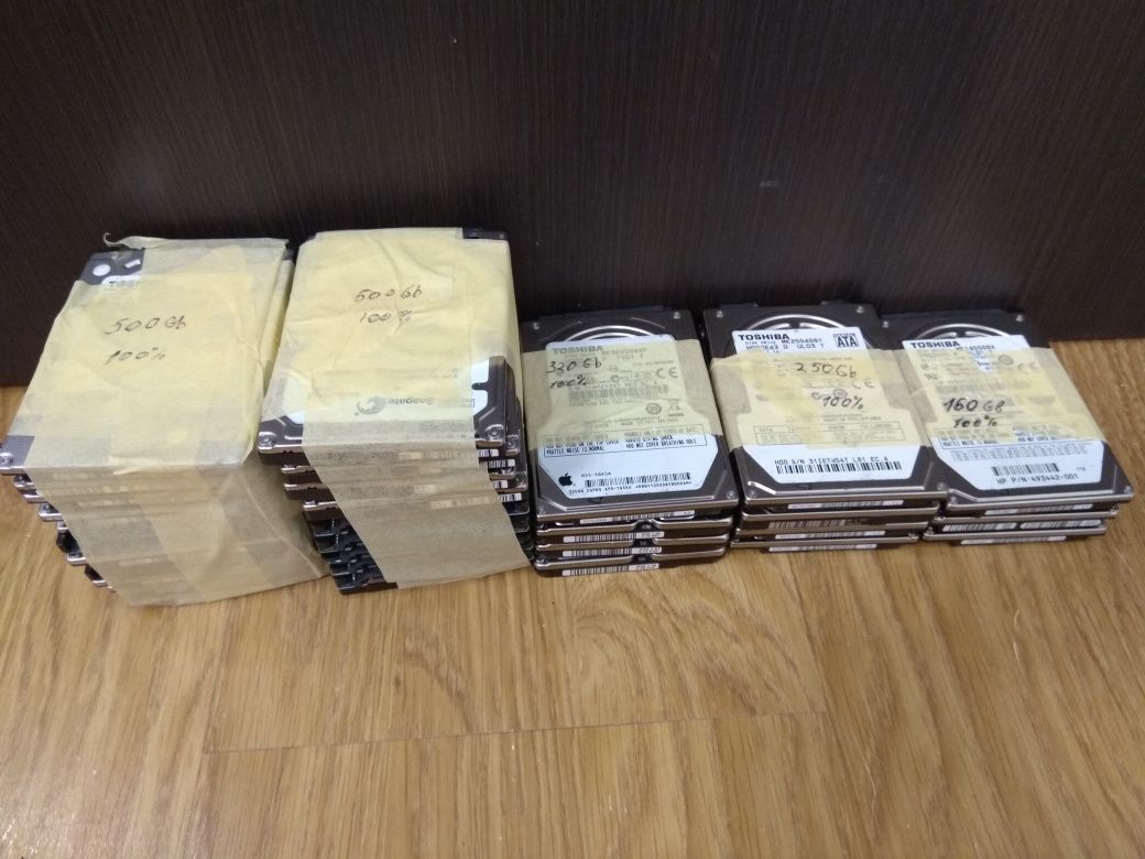SSD hdd вінти жорсткі диски 80-1000Gb, hdd 2.5, hdd 3.5 IDE нові, б/у
