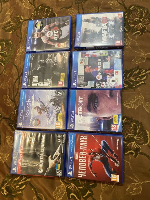 Диски з іграми Sony Playstation 4