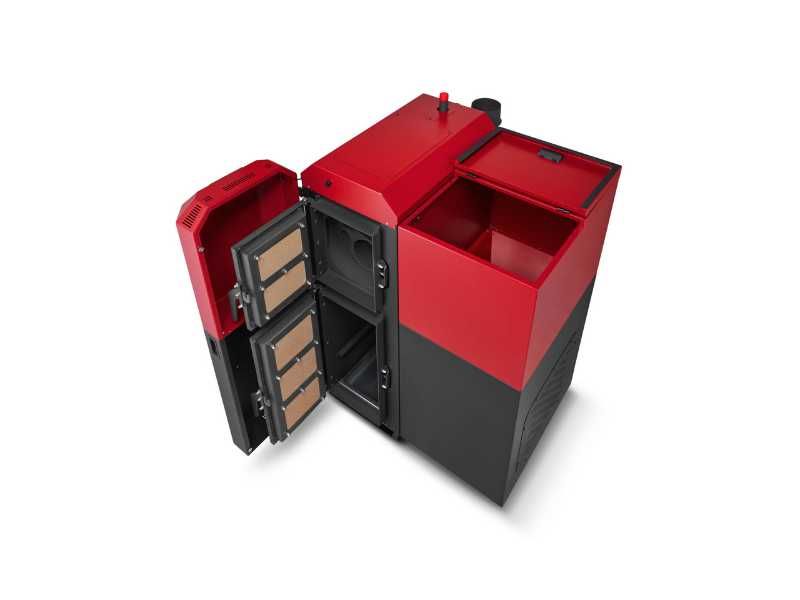Piec kominek na pellet i drewno Blist Tera 28KW ECODESIGN KLASA A+