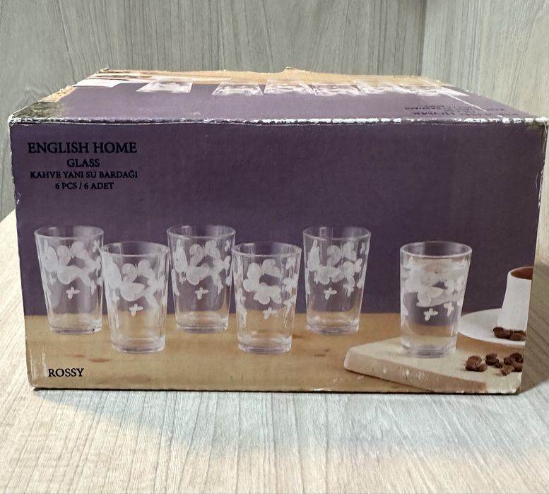 Рюмки English Home Glass,  6 штук