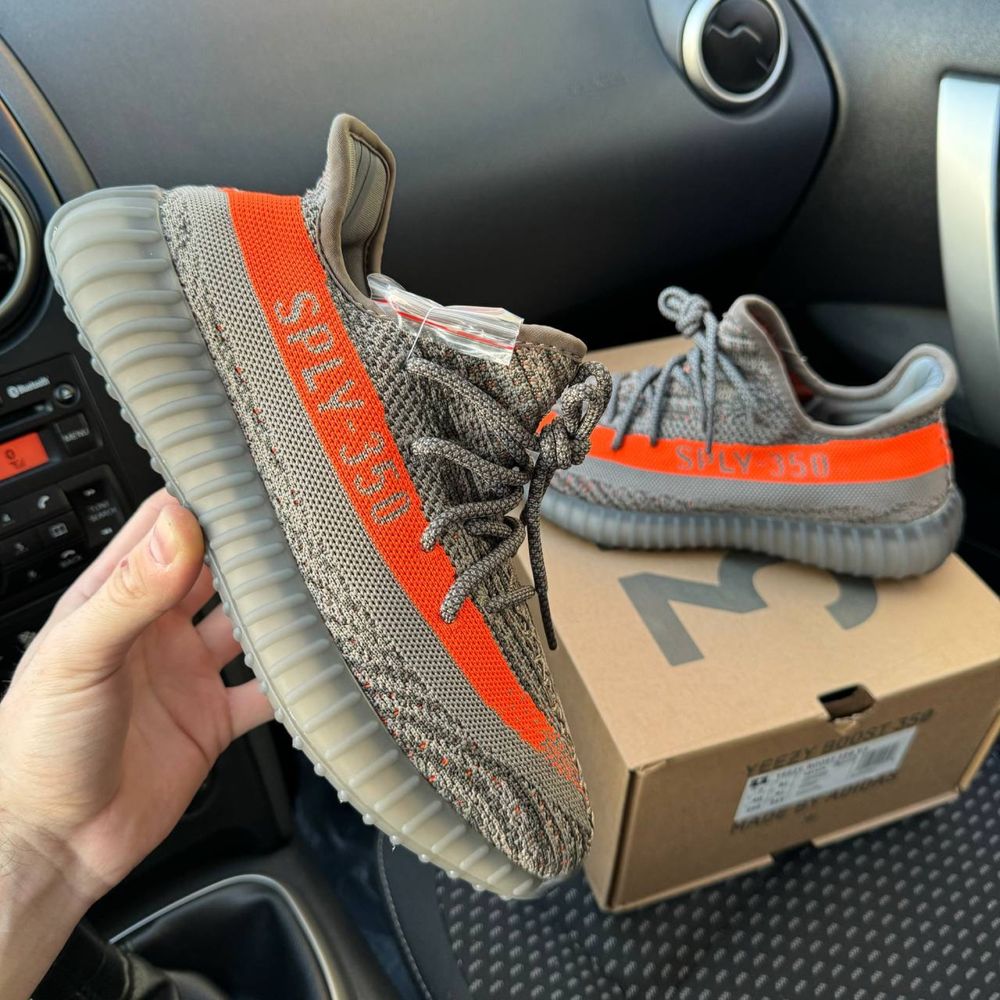 Чоловічі жіночі кросівки изи adidas YEEZY Boost 350 V2 Dark Beluga