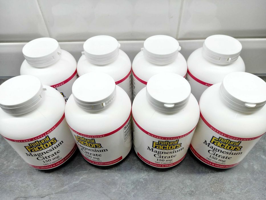 Natural Factors, Magnesium Citrate 150 мг (180 капс.), магний цитрат