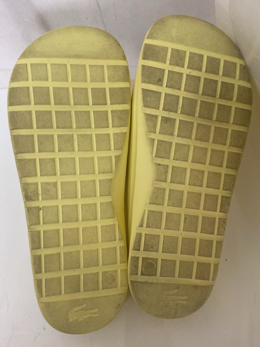 Chinelo lacoste amarelo novo
