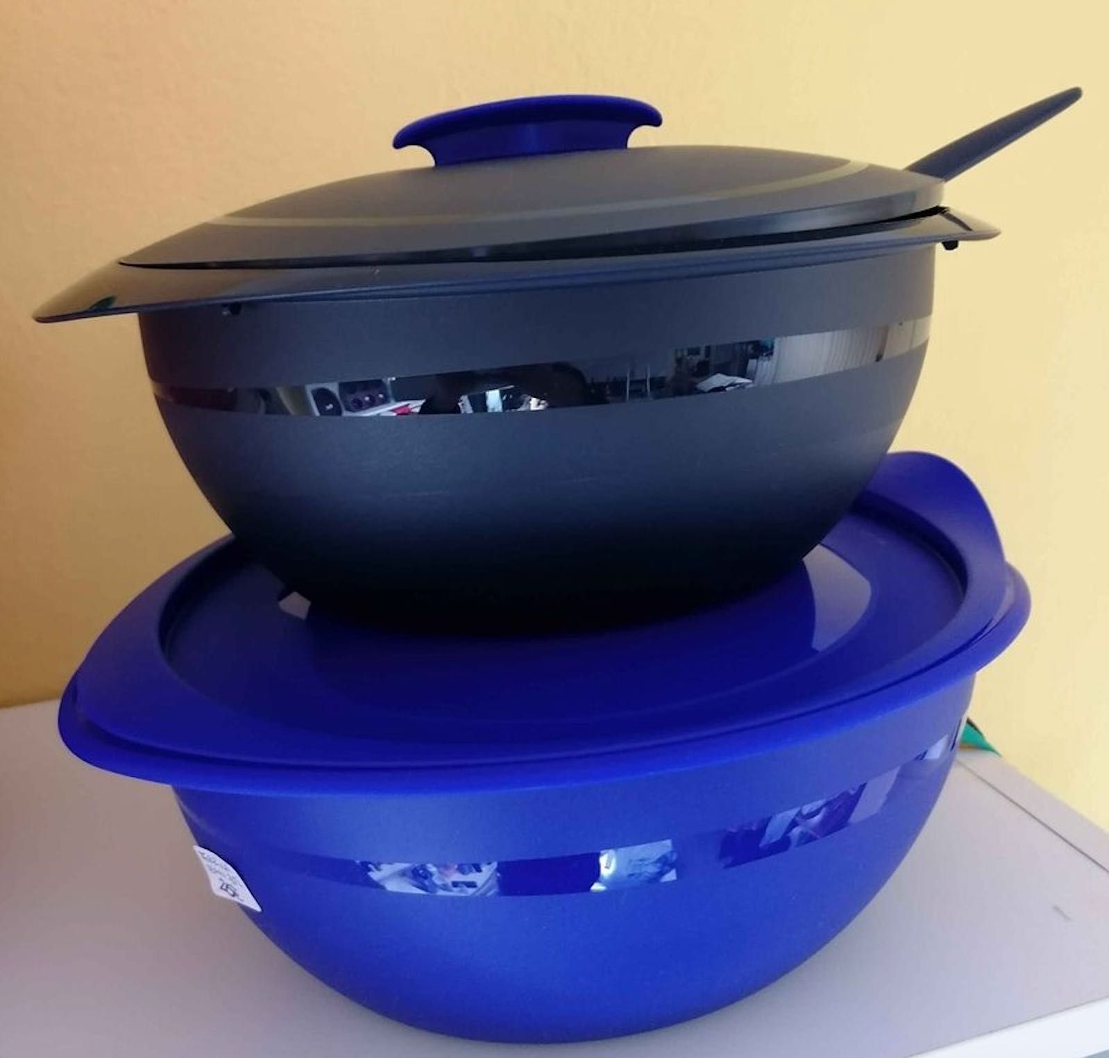 Terrina Térmica com Colher Tupperware (Mantém a comida quente)