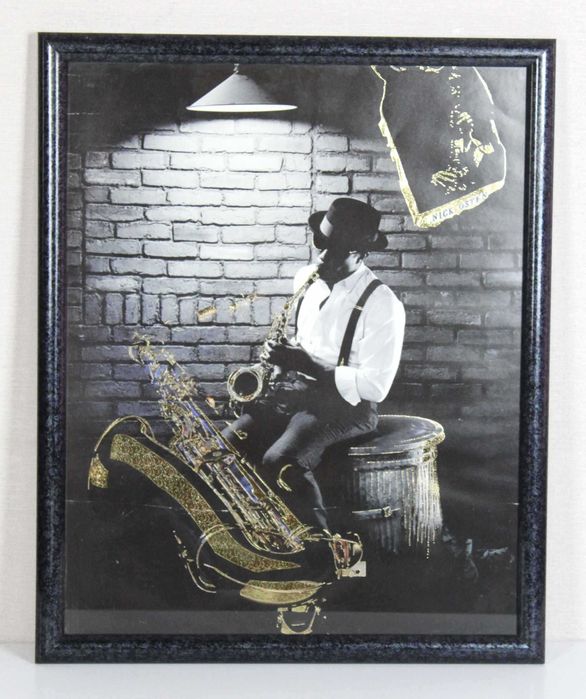 Saksofonista - plakat