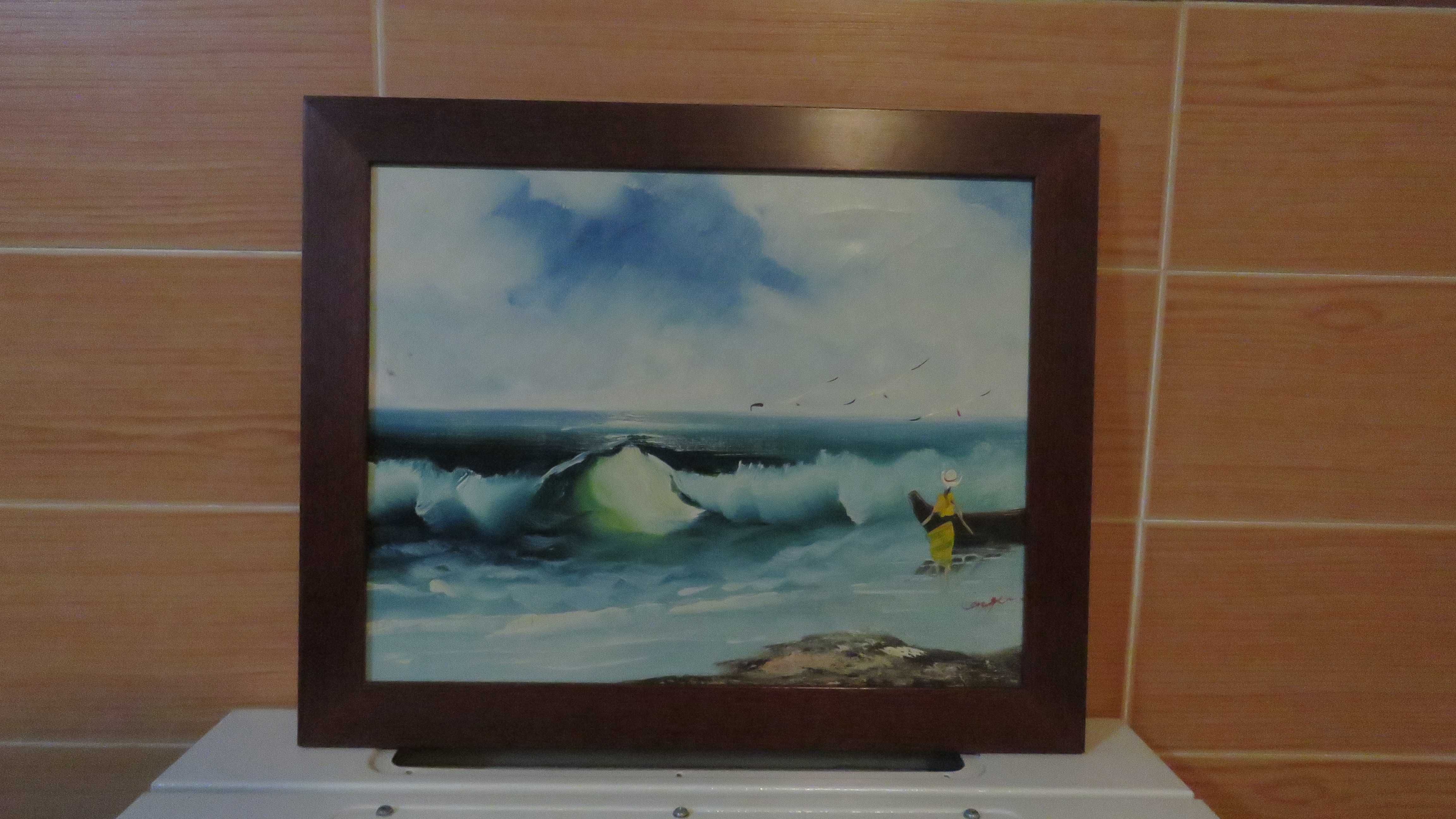 Pintura a óleo assinada