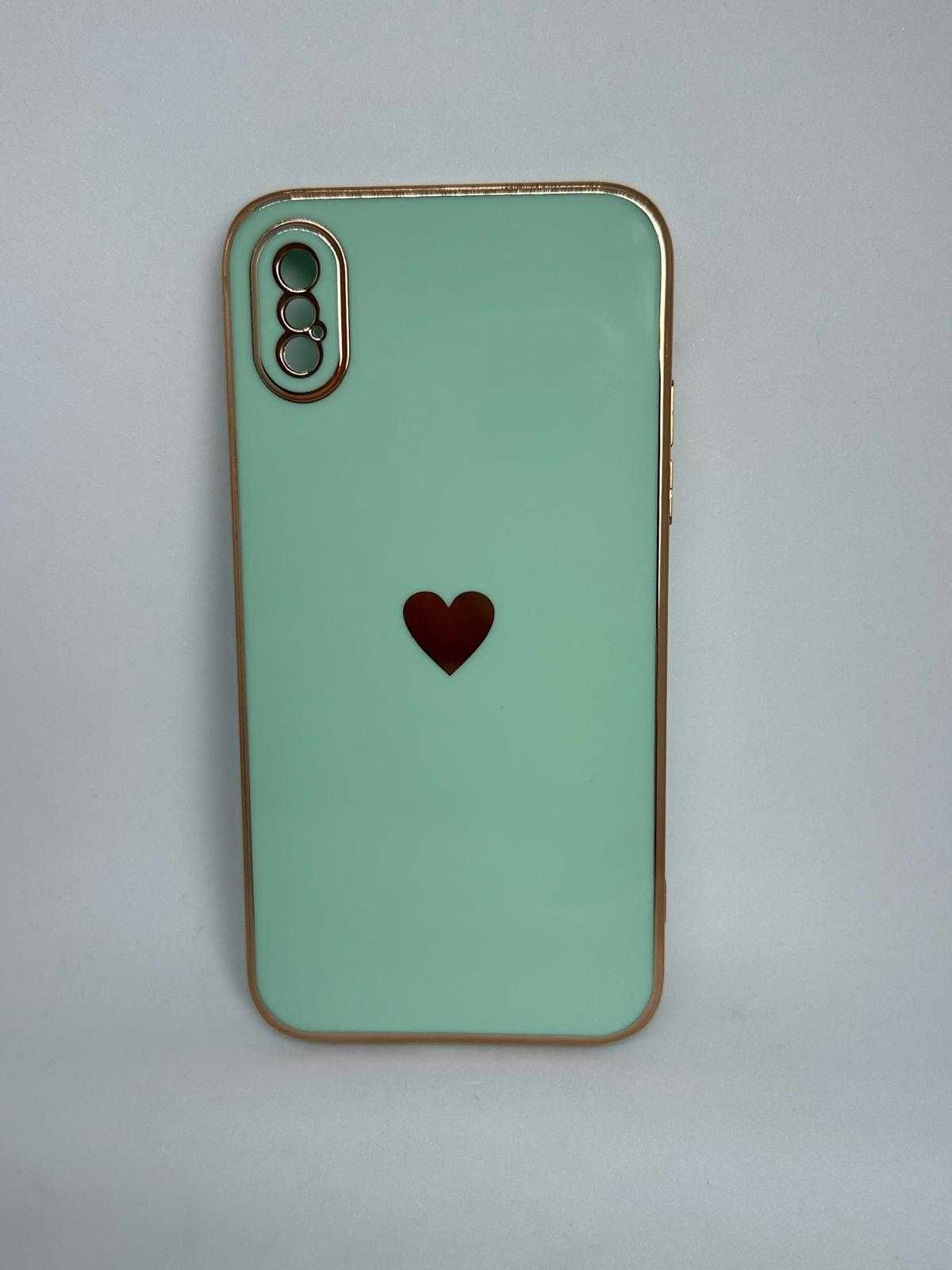 Iphone X/XS Etui Case Silikonowy Obudowa Miętowa kod 1040