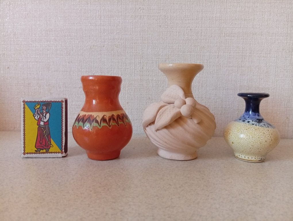 Ваза,вазочка , кераміка, СССР, глина, майоліка