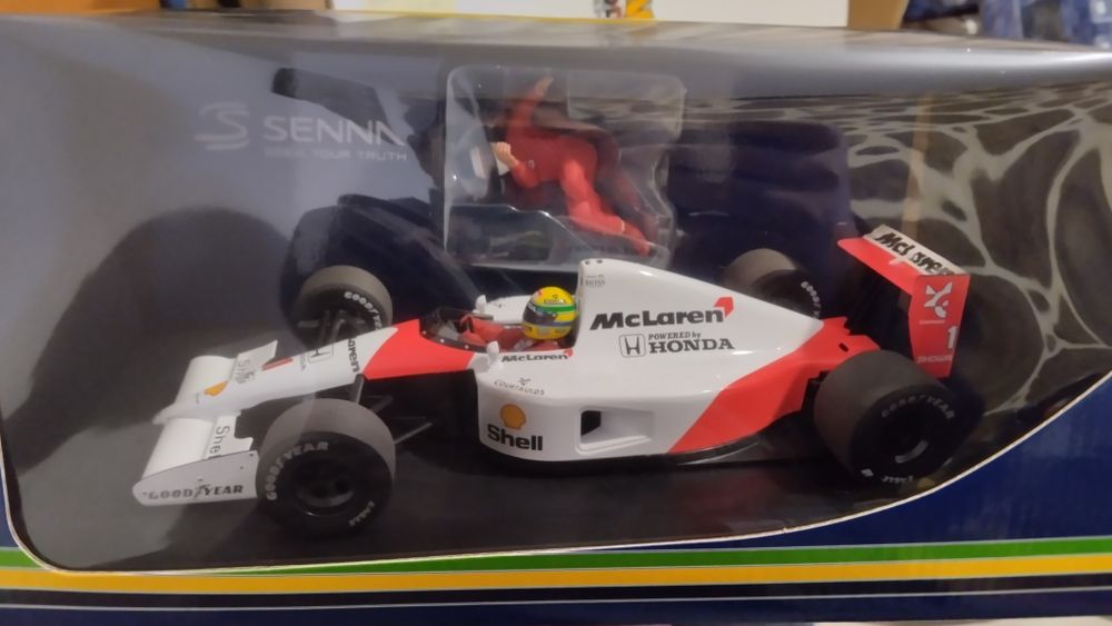 Ayrton Senna McLaren Honda MP4-6, minichamps 1:18 (novo)