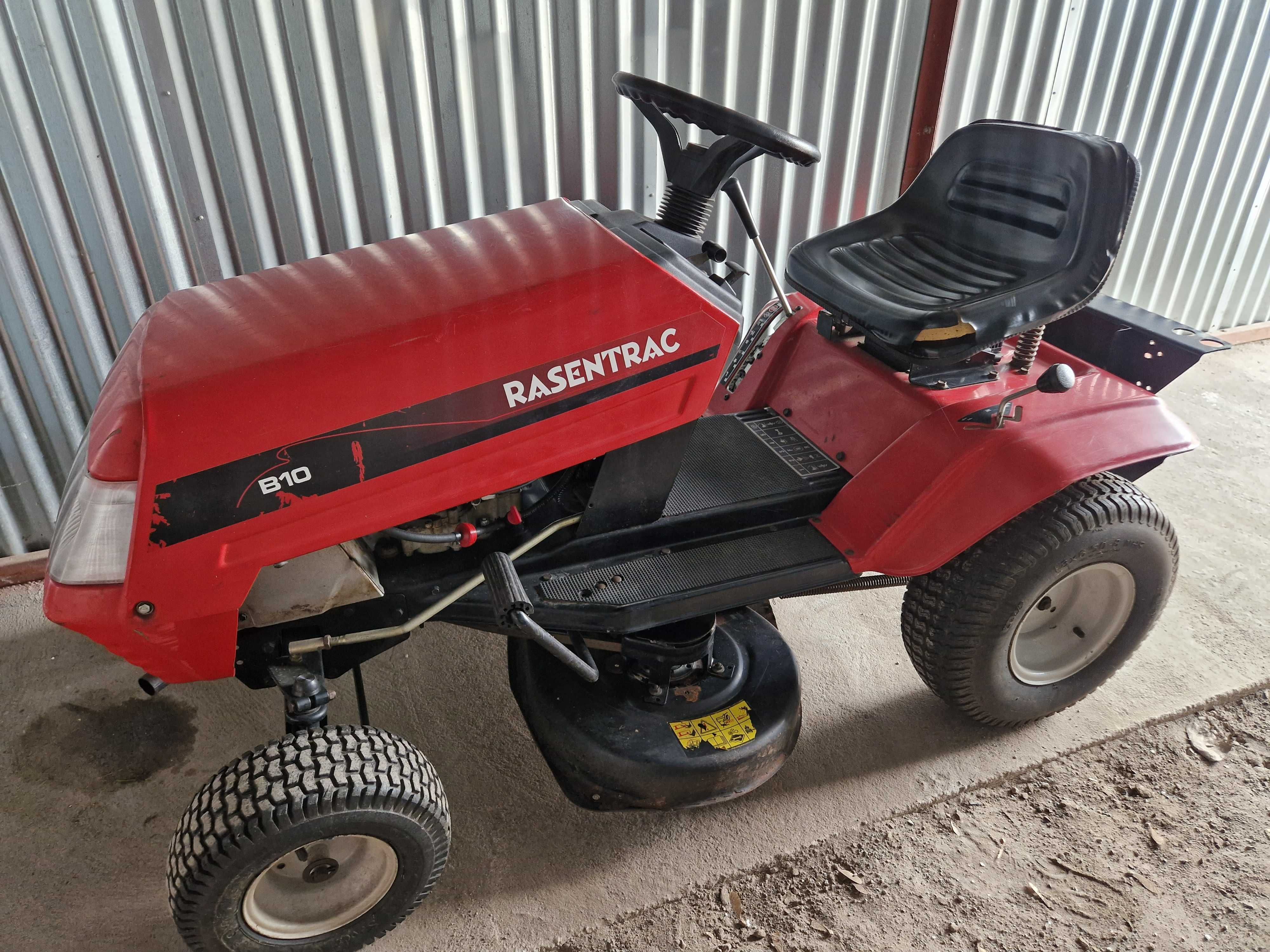 MTD  b10  Rasentrac briggs & stratton z przyczepka traktorek  kosiarka
