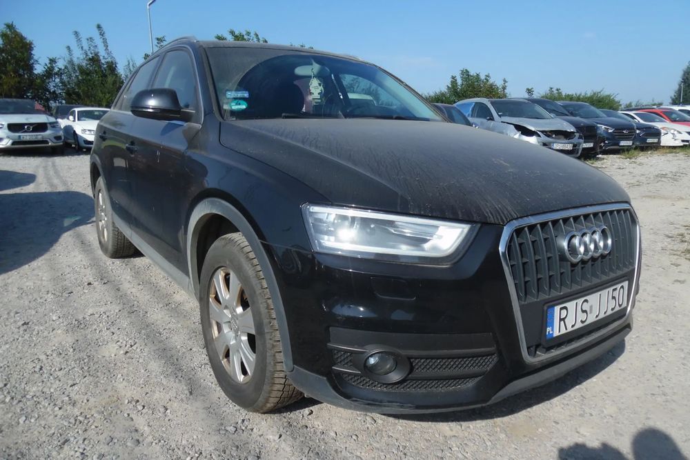 Audi Q3 Sportback 2013r, 2.0 TDI, Uszkodzony lewy bok, Jeździ.