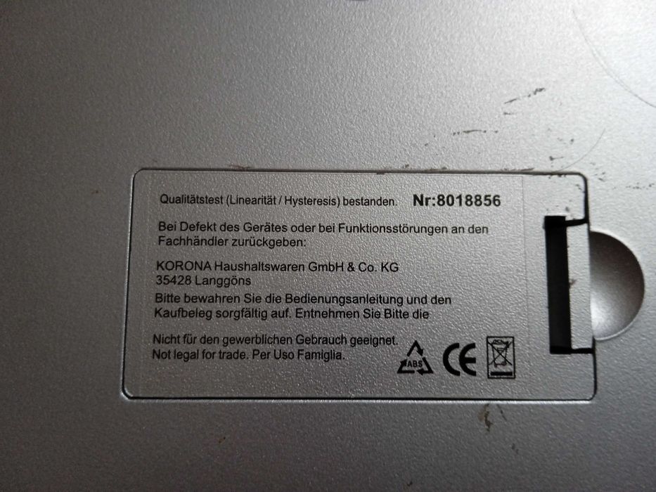 Waga łazienkowa KORONA