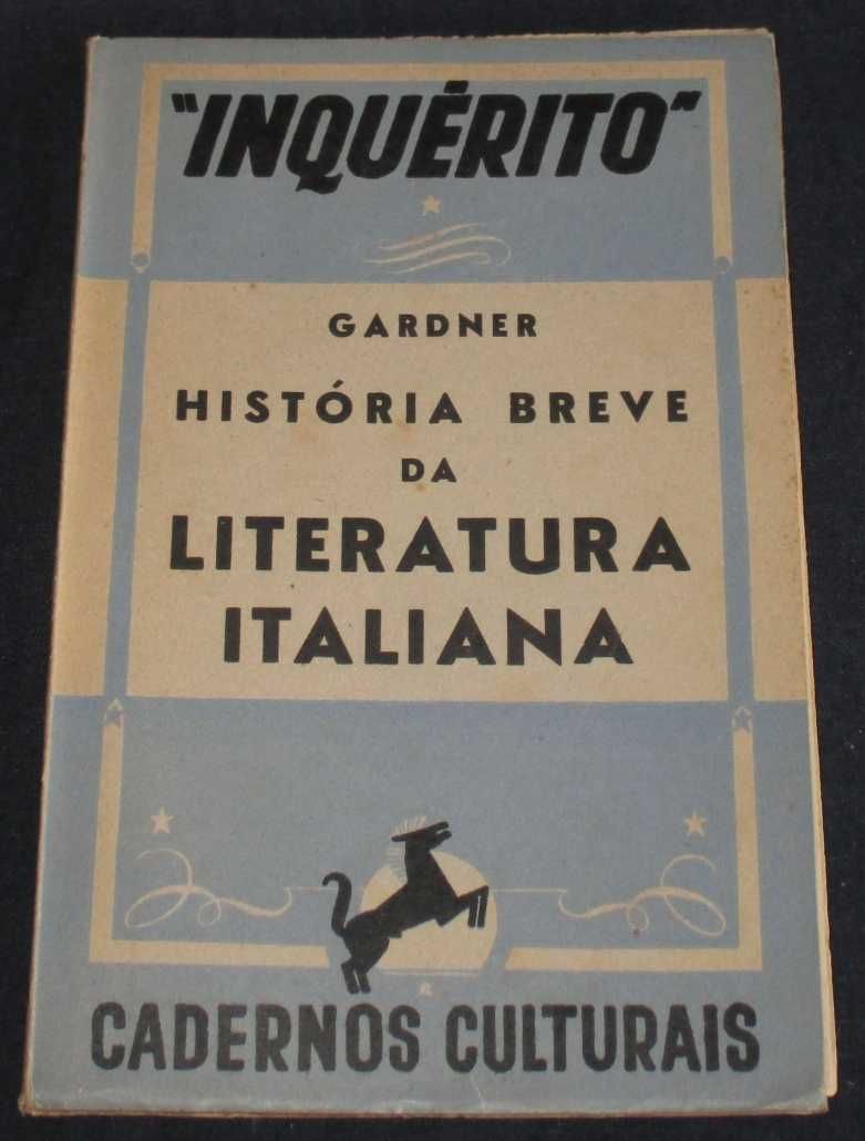 Livro História Breve da Literatura Italiana Edmund G. Gardner