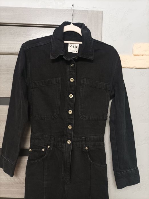 Джинсовий комбінезон Zara Xs,S