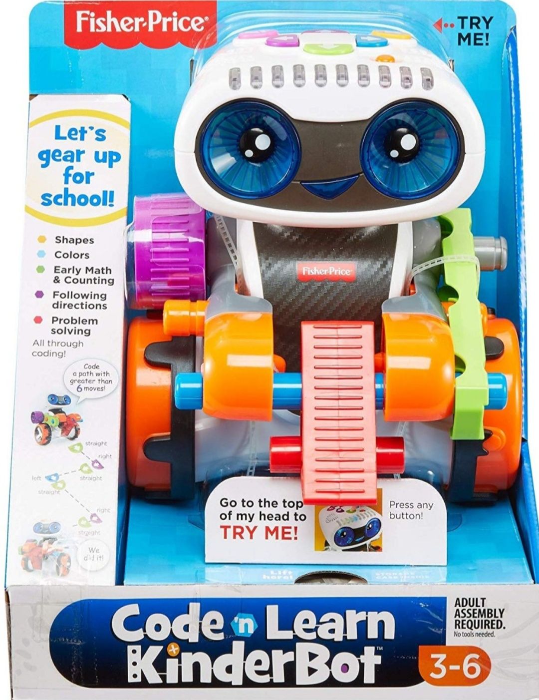 Робот для самих маленьких Fisher-Price Code Learn Kinderbot