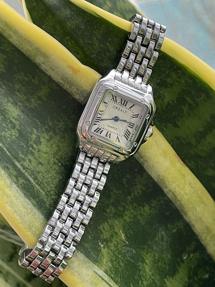 Годинник Grealy Quartz жіночий, у стилі Cartier