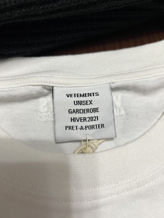 Vetements Unicorn White T-Shirt (M)