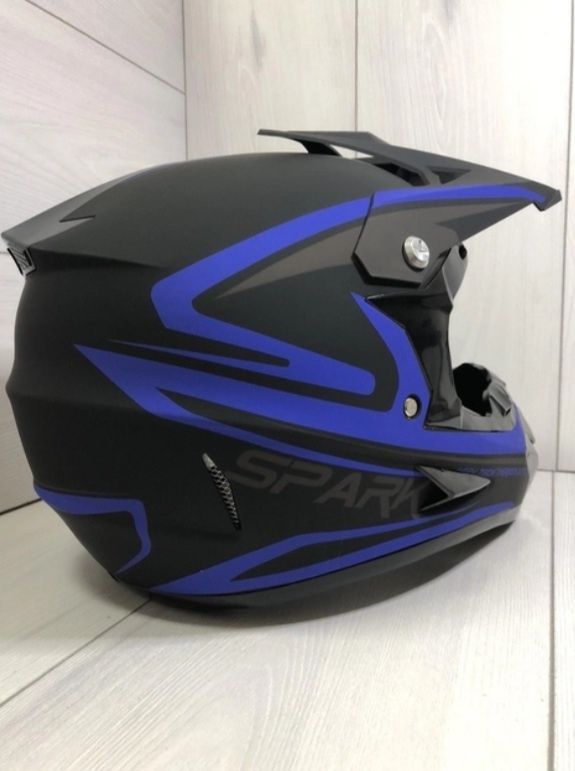 Шлем кроссовый для Мотокросса, Квадроцикла, Велоспорта, Мотошлем.