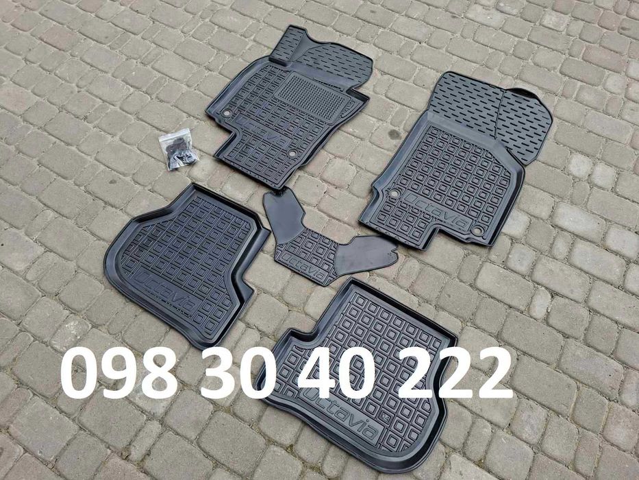 Коври в салон Skoda Octavia A5 , килимки Шкода Октавія