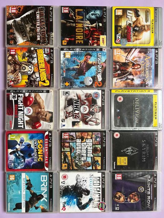 Игры на Playstation 3, Диски на Sony PS3