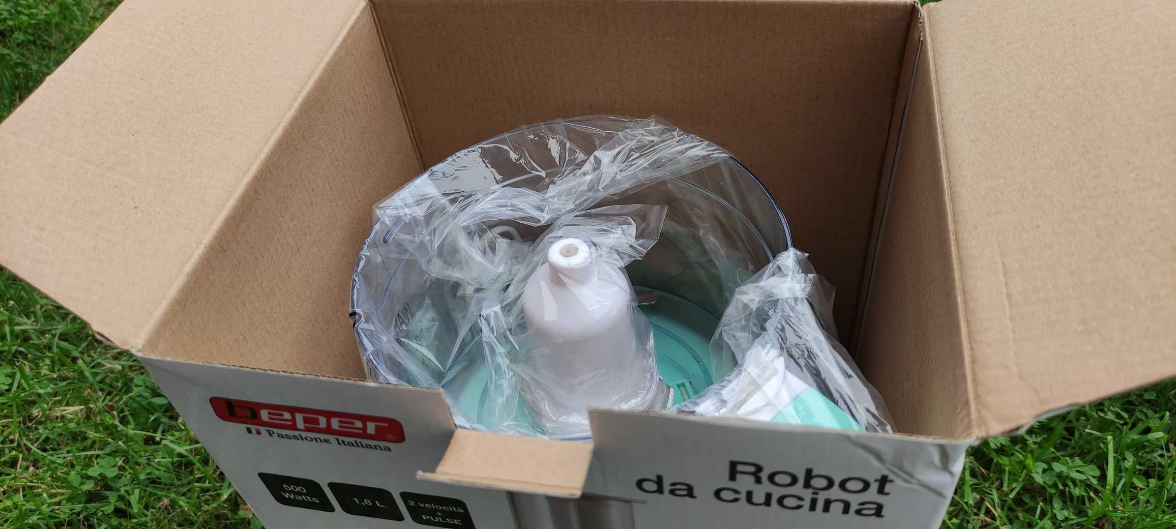 Robot Kuchenny 500W - Retro Design Miętowy [NOWY]