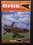 Model Kartonowy Orlik 015 1/2005 Radziecki wiatrakowiec KAMOV A7-3a