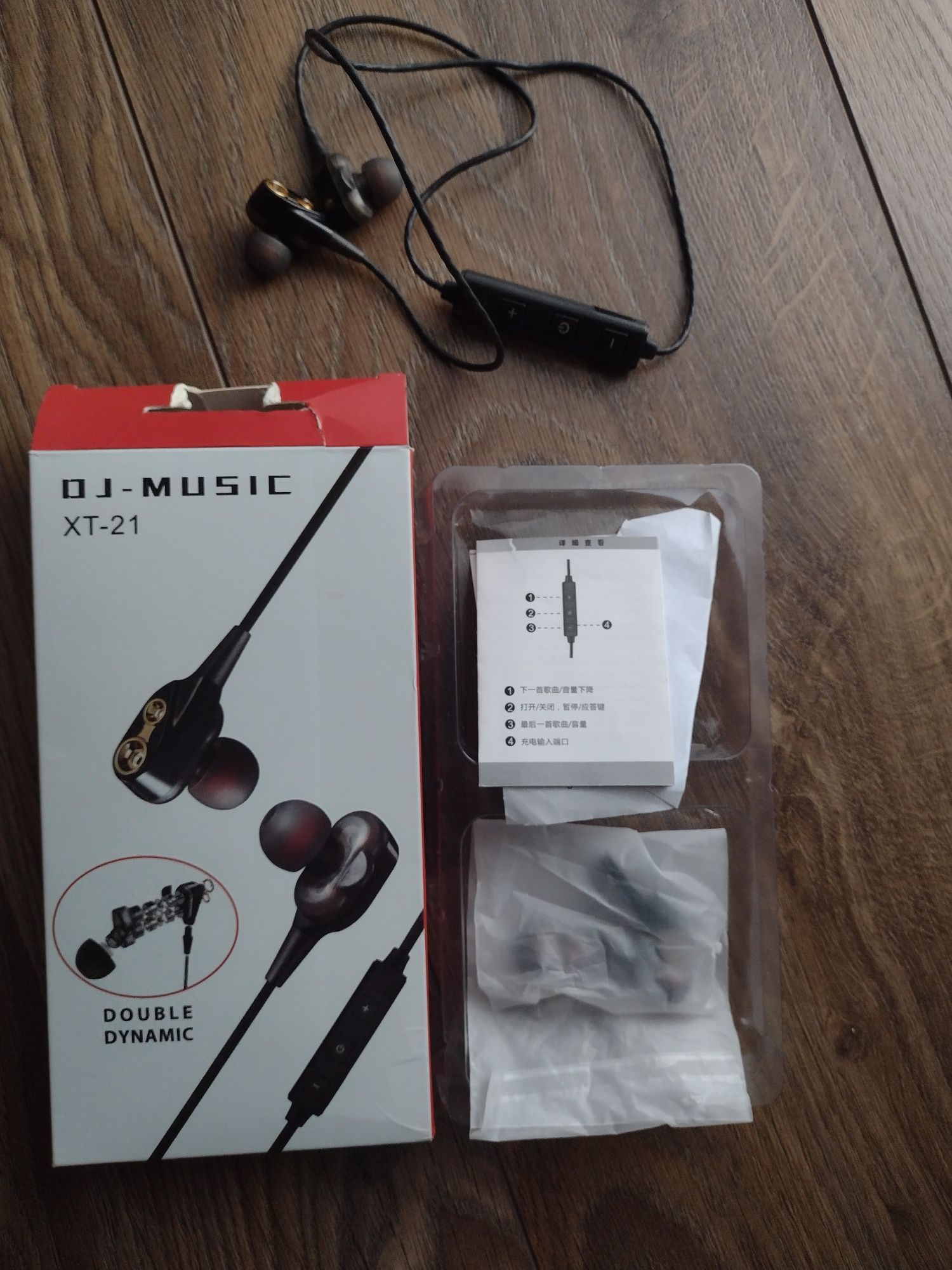 Słuchawki bezprzewodowe douszne bluetooth