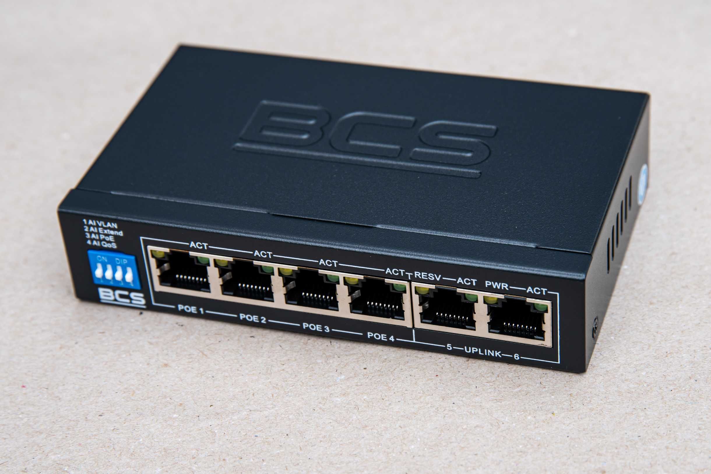 Switch PoE BCS-B-SP0402 - NOWY