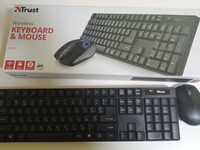 Комплект беспроводной Trust XIMO Wireless Keyboard Mouse UKR
