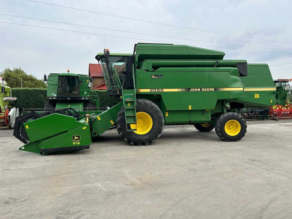 John Deere 2066 kombajn zbożowy poziomowanie, klima, gotowy na żniwa