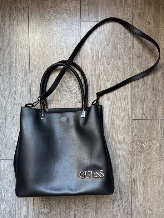 сумка guess гес оригинал кожаная через плече